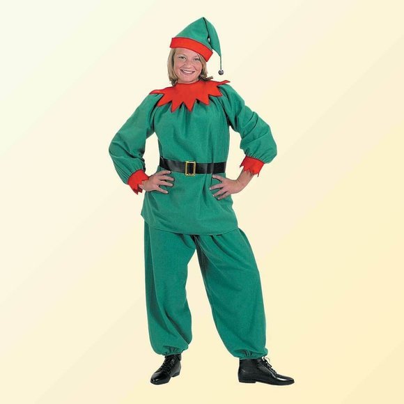 Christmas Elf 5 pc Halco #1192 Med NWT NOS - Picture 1 of 8